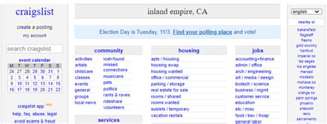 craigslist i.e. ca|inlandempire craigslist org.